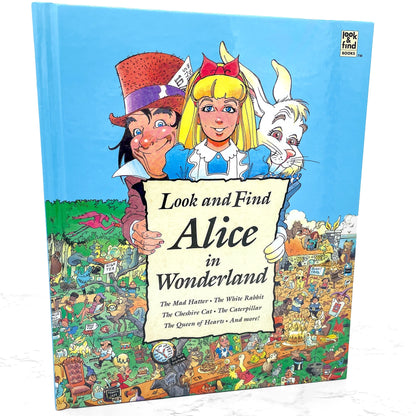 Look and Find Alice in Wonderland illustrated by Ernie Colón [FIRST EDITION] 1993 • Publications Intl.