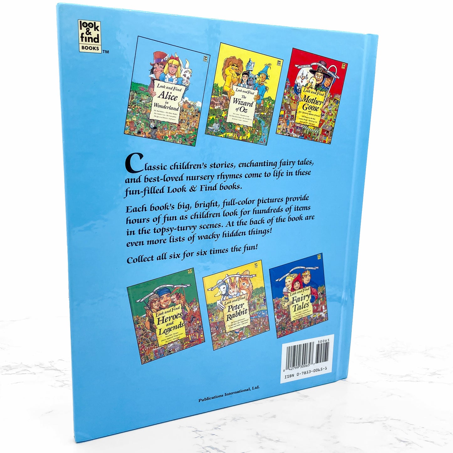 Look and Find Alice in Wonderland illustrated by Ernie Colón [FIRST EDITION] 1993 • Publications Intl.