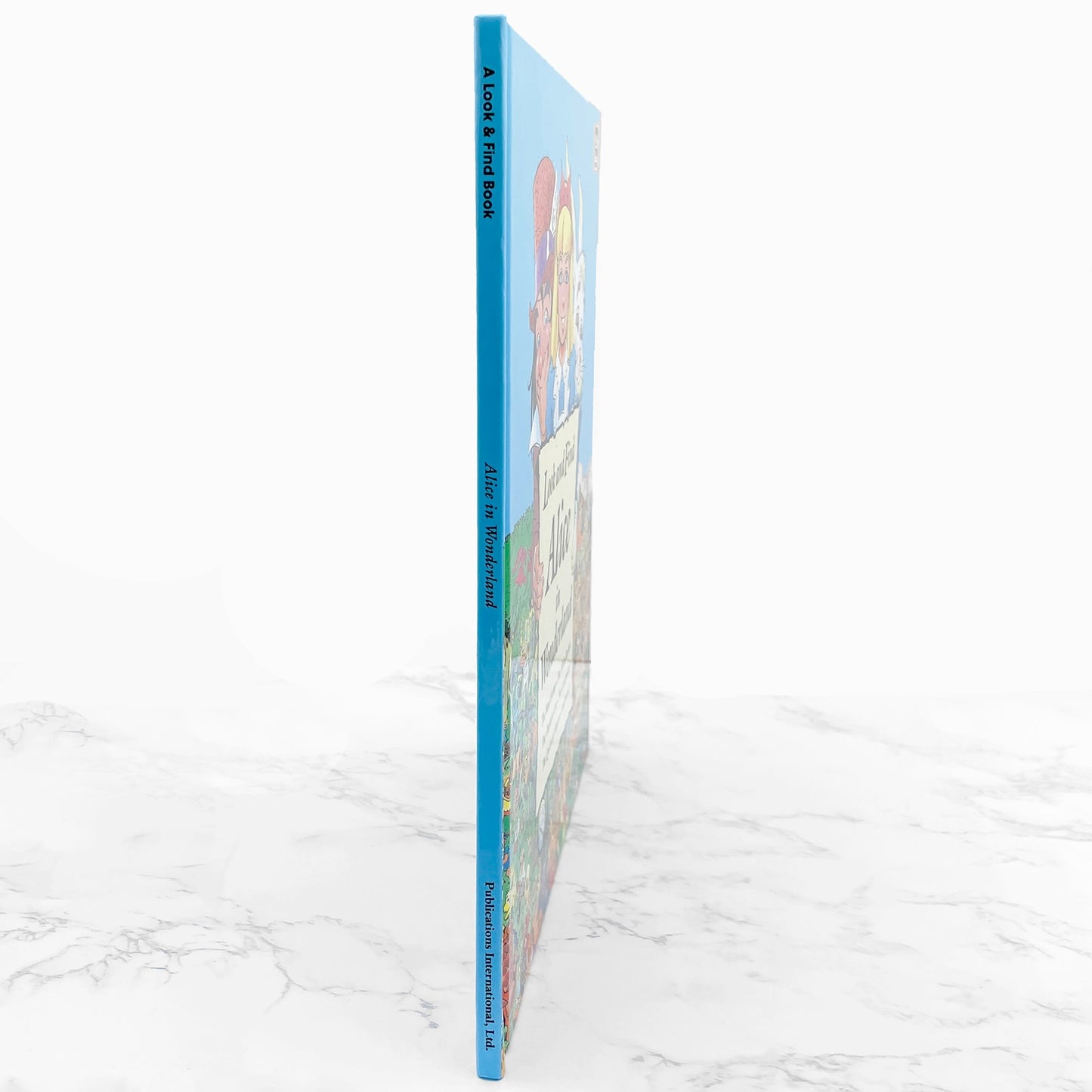 Look and Find Alice in Wonderland illustrated by Ernie Colón [FIRST EDITION] 1993 • Publications Intl.