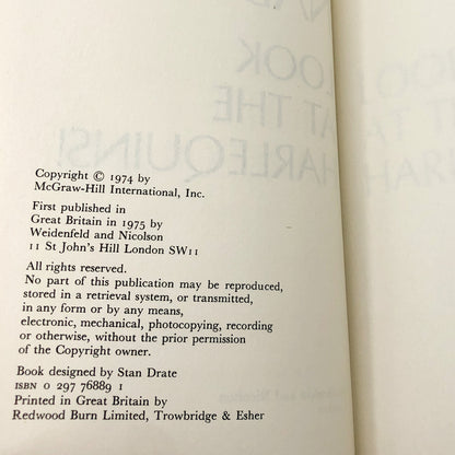 Look at the Harlequins! by Vladimir Nabokov [U.K. FIRST EDITION] 1975 • Weidenfield & Nicolson