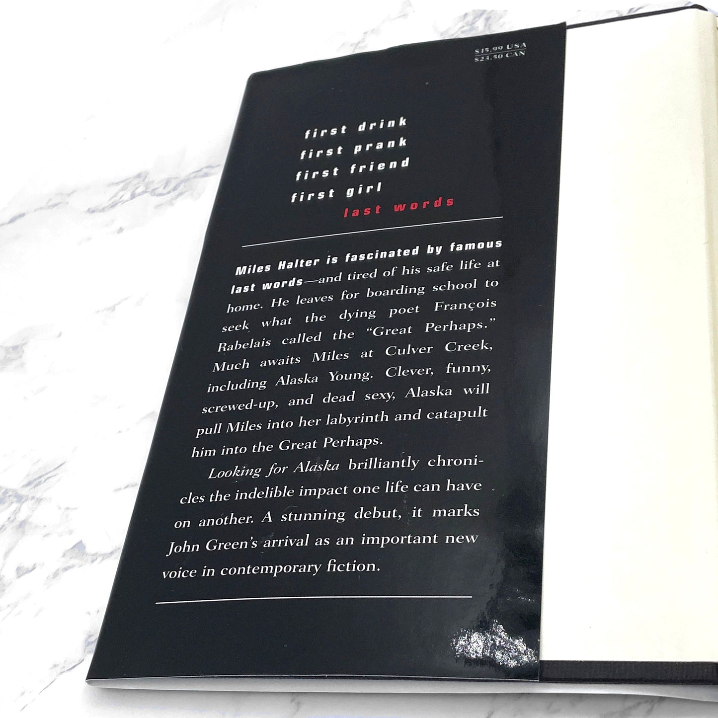 Looking For Alaska by John Green [FIRST EDITION] 2005 • Dutton