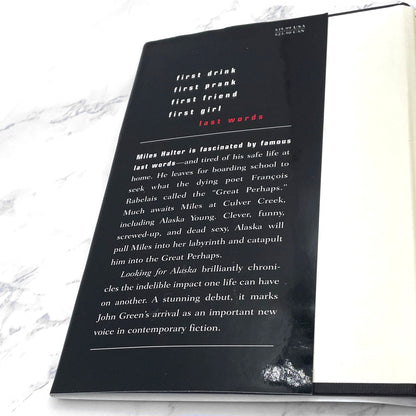 Looking For Alaska by John Green [FIRST EDITION] 2005 • Dutton