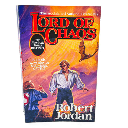 Lord of Chaos by Robert Jordan [FIRST PAPERBACK EDITION] 1995 • TOR • Wheel of Time #6