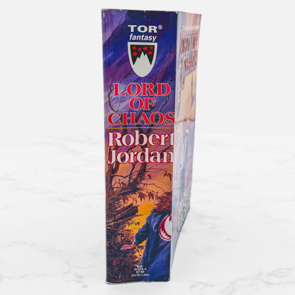 Lord of Chaos by Robert Jordan [FIRST PAPERBACK EDITION] 1995 • TOR • Wheel of Time #6