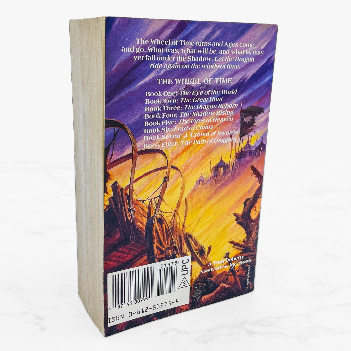 Lord of Chaos by Robert Jordan [FIRST PAPERBACK EDITION] 1995 • TOR • Wheel of Time #6