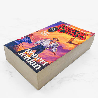 Lord of Chaos by Robert Jordan [FIRST PAPERBACK EDITION] 1995 • TOR • Wheel of Time #6