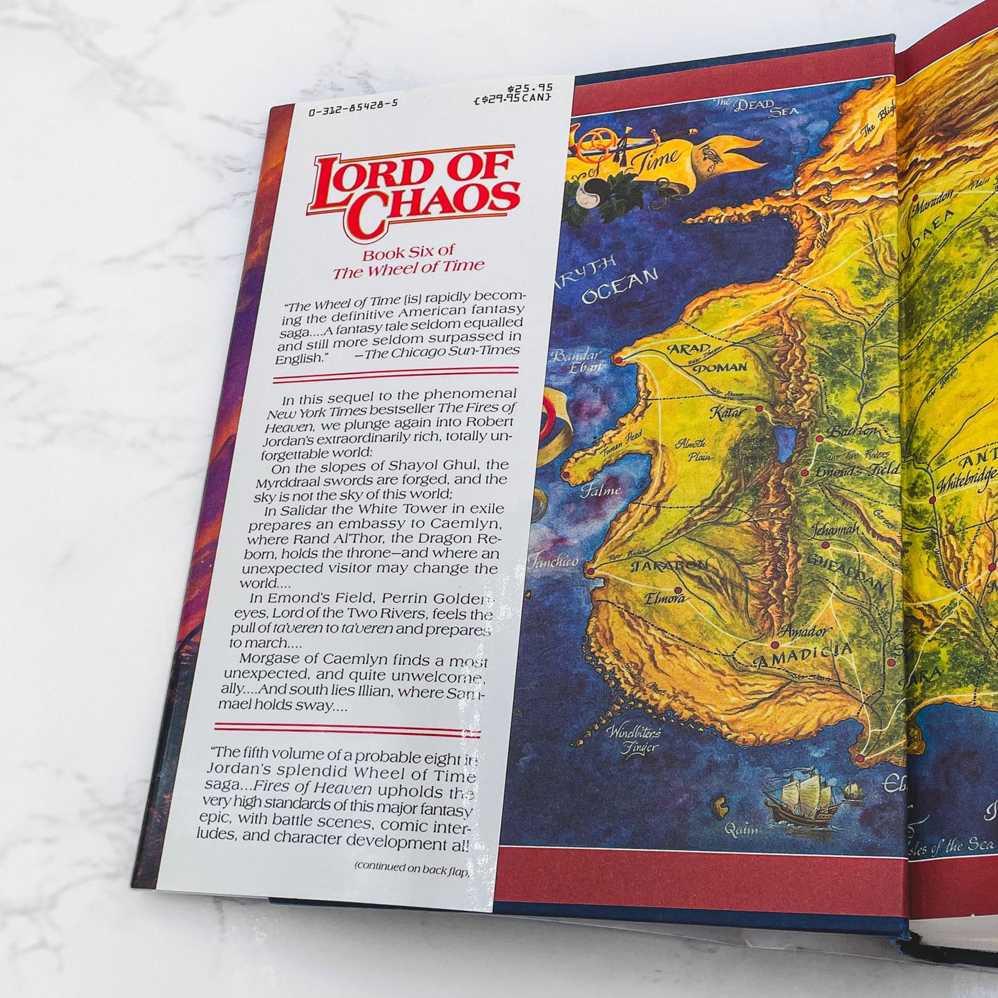 Lord of Chaos by Robert Jordan [FIRST EDITION • FIRST PRINTING] 1994 • The Wheel of Time #6