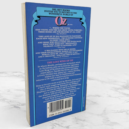 The Lost King of Oz by Ruth Plumly Thompson [TRADE PAPERBACK] 1985 • Del-Rey • Oz Continued #19