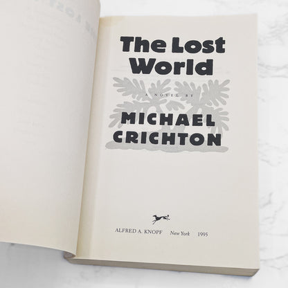 The Lost World by Michael Crichton [FIRST EDITION PAPERBACK] 1995 • Knopf