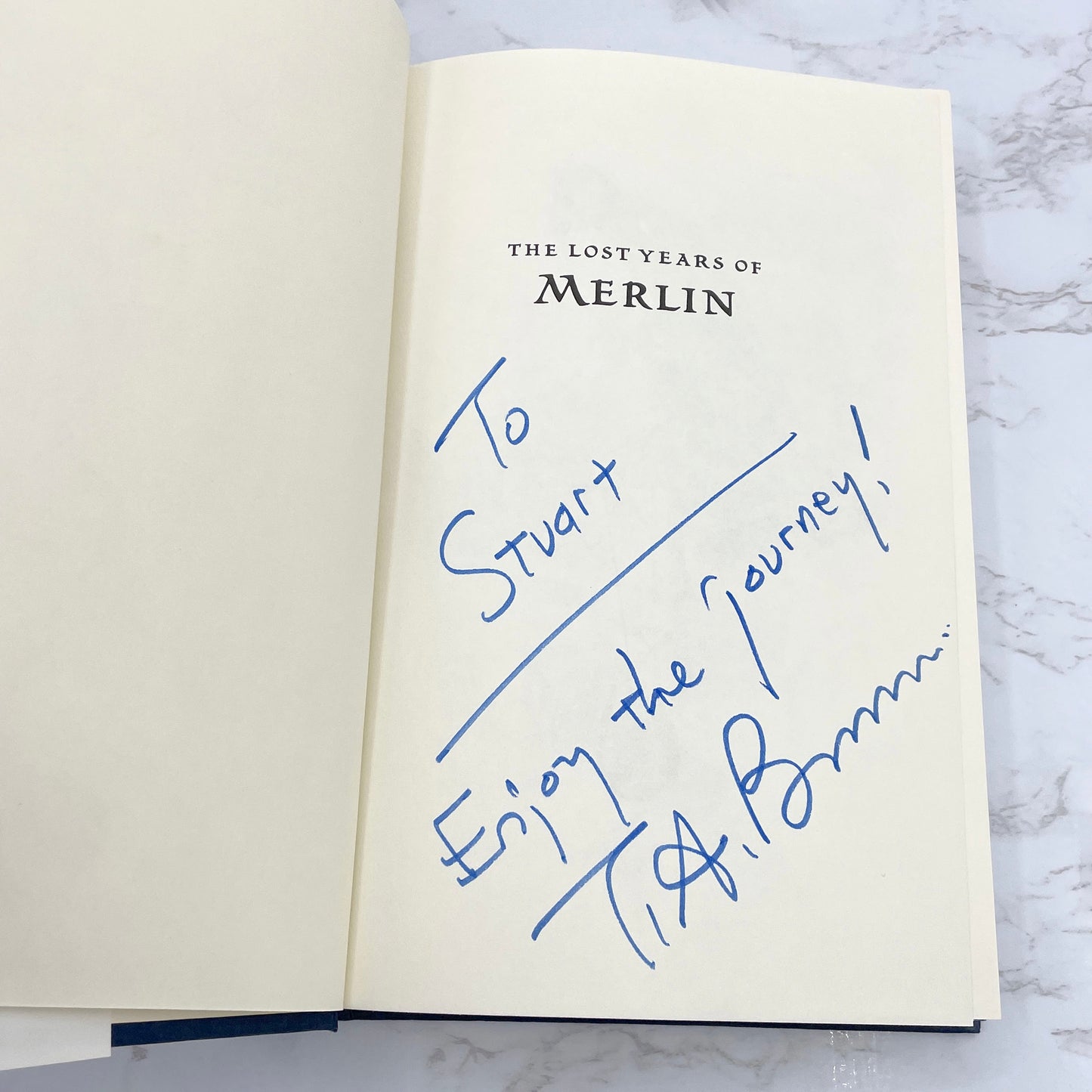 The Lost Years of Merlin by T.A Barron SIGNED! [FIRST EDITION • FIRST PRINTING] 1996 • Philomel Books