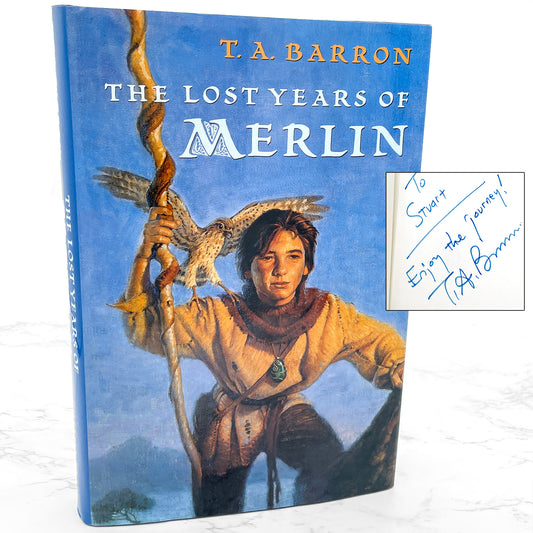 The Lost Years of Merlin by T.A Barron SIGNED! [FIRST EDITION • FIRST PRINTING] 1996 • Philomel Books