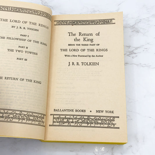 The Return of the King by J.R.R. Tolkien [1975 PAPERBACK] • Lord of the Rings #3 • Ballantine