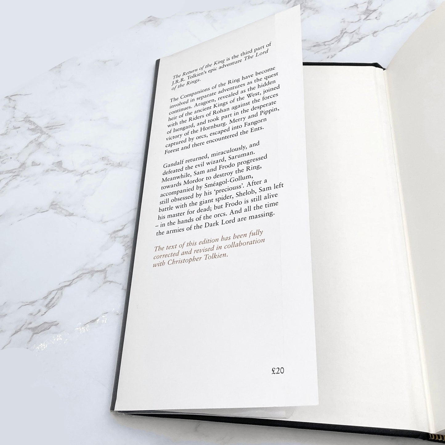 The Return of the King by J.R.R. Tolkien [U.K DELUXE HARDCOVER] 2005 • Definitive Text • Harper Collins