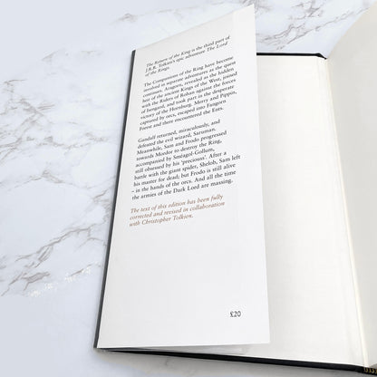 The Return of the King by J.R.R. Tolkien [U.K DELUXE HARDCOVER] 2005 • Definitive Text • Harper Collins