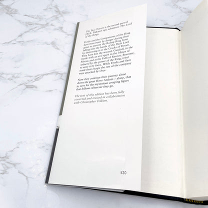 The Two Towers by J.R.R. Tolkien [U.K DELUXE HARDCOVER] 2005 • Definitive Text • Harper Collins