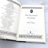 The Two Towers by J.R.R. Tolkien [U.K DELUXE HARDCOVER] 2005 • Definitive Text • Harper Collins