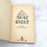 The Wit and Wisdom of Mae West by Joseph Weintraub [FIRST PAPERBACK PRINTING] 1970 • Avon