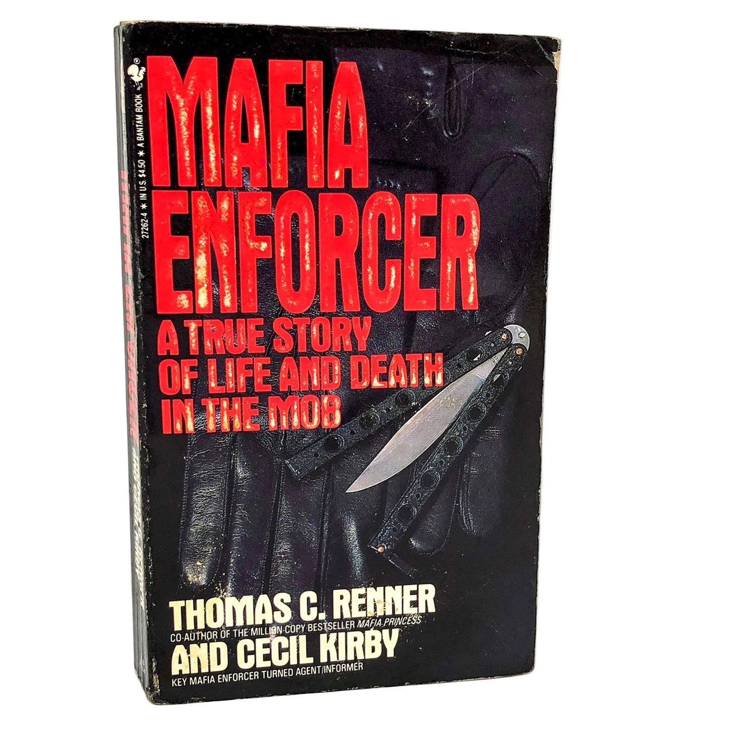 Mafia Enforcer by Cecil Kirby & Thomas C Renner [FIRST PAPERBACK PRINTING] 1988 • Bantam