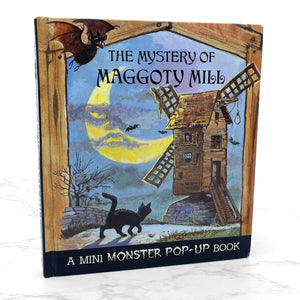 The Mystery of Maggoty Mill (A Mini-Monster Pop-Up Book) by Skip Skwarek [FIRST EDITION POP-UP BOOK] 1992 • Dial