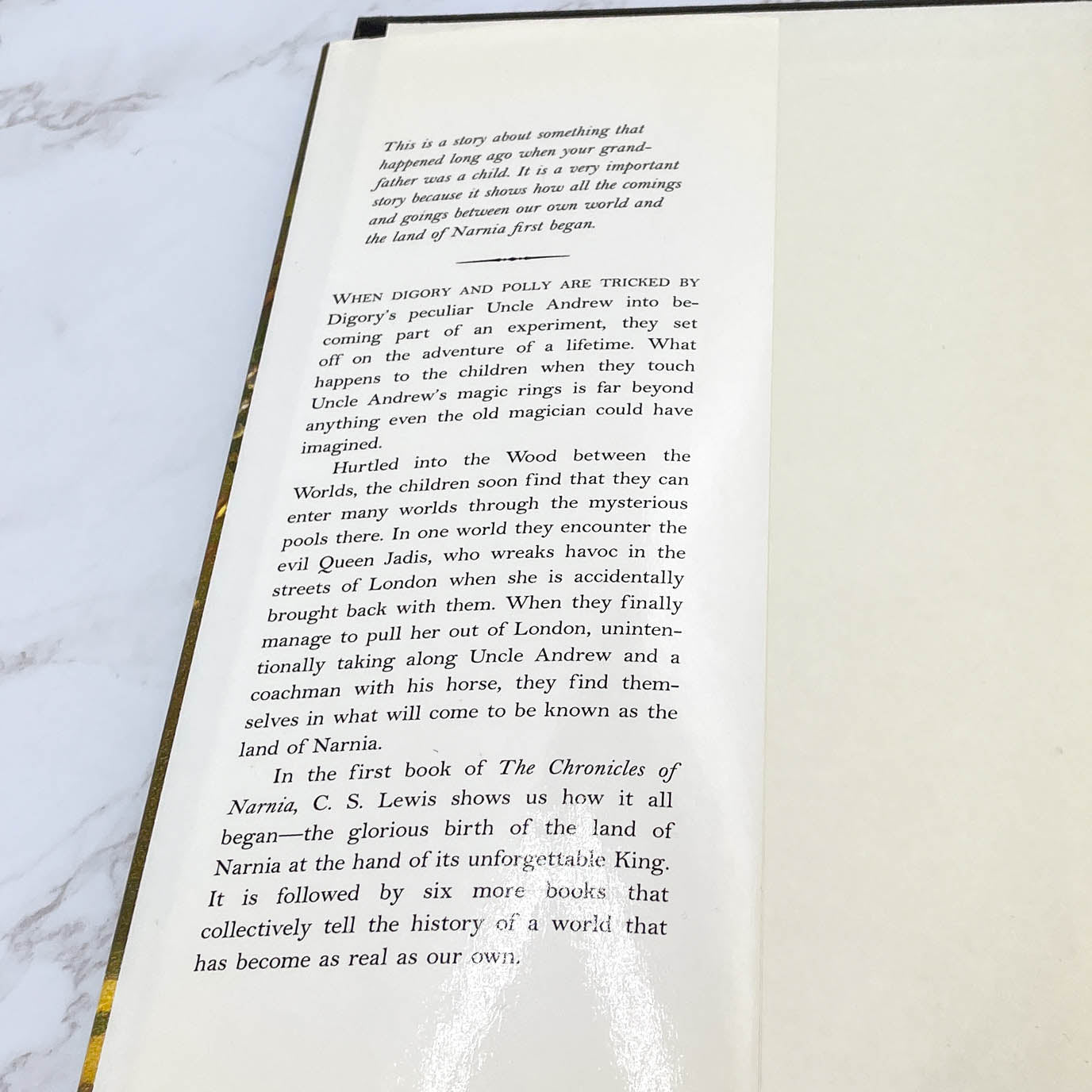 The Magician's Nephew by C.S. Lewis [1994 HARDCOVER] Book Club Edition • Narnia #1