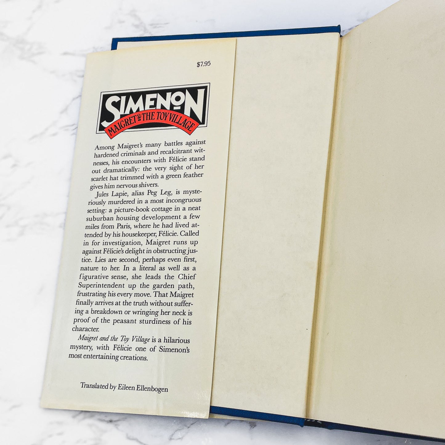 Maigret and the Toy Village by Georges Simenon [U.S. FIRST EDITION] 1979 • HBJ