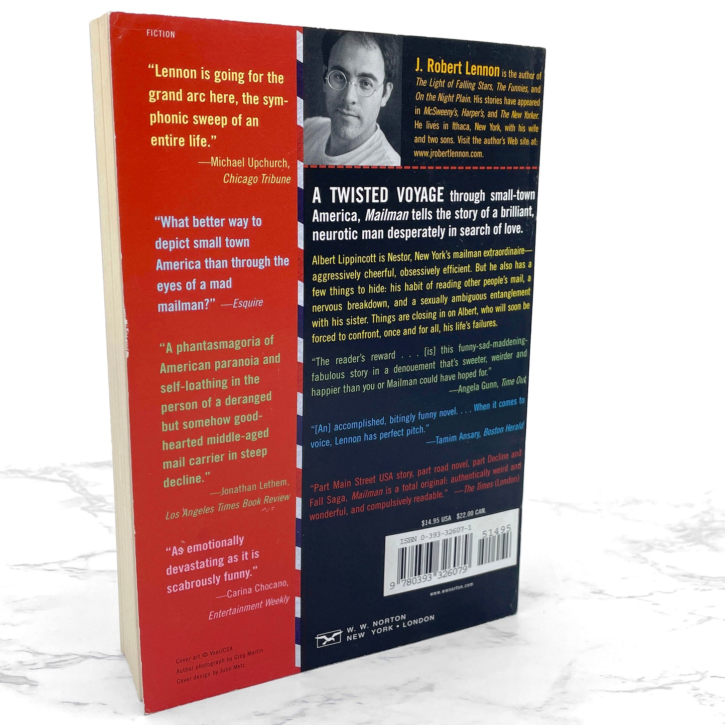 Mailman by J. Robert Lennon [FIRST PAPERBACK PRINTING] 2004 • Norton