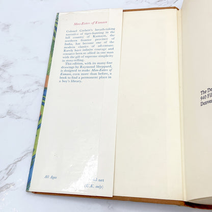 Man-Eaters of Kumaon by Jim Corbett [ILLUSTRATED U.K HARDCOVER] 1961 • Oxford Press