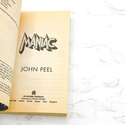 Maniac by John Peel [FIRST EDITION PAPERBACK] 1995 • Archway