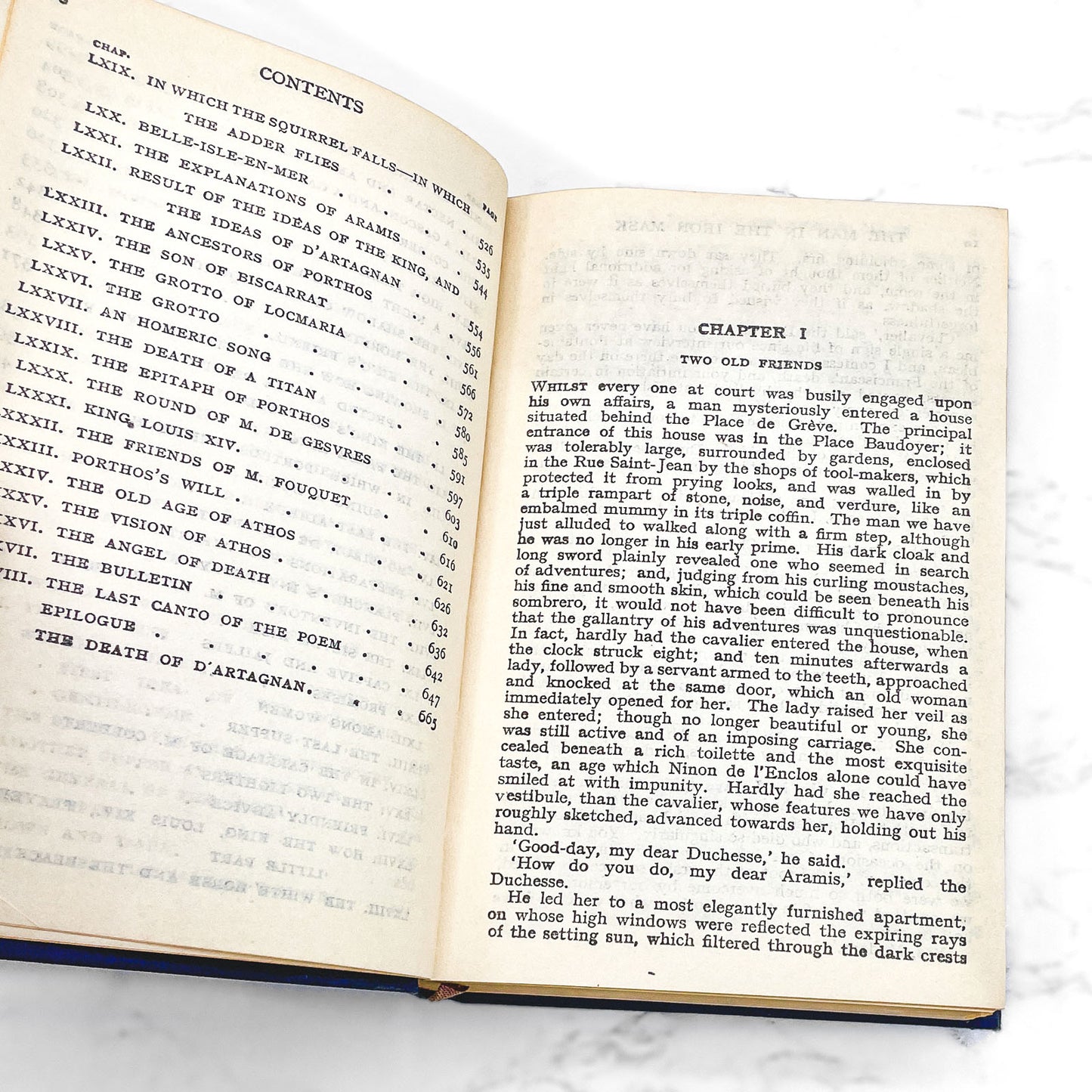 The Man in the Iron Mask by Alexandre Dumas [U.K. MINIATURE HARDCOVER] 1920 • Collins' Clear-Type Press