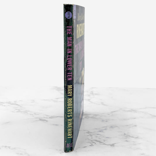 The Man in Lower Ten by Mary Roberts Rinehart [1959 PAPERBACK] • Dell