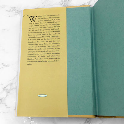 Mansfield Park by Jane Austen [1996 HARDCOVER] • Book of the Month Club