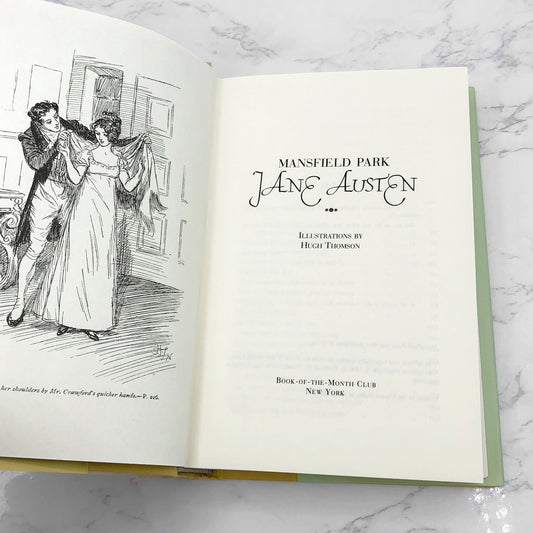 Mansfield Park by Jane Austen [1996 HARDCOVER] • Book of the Month Club