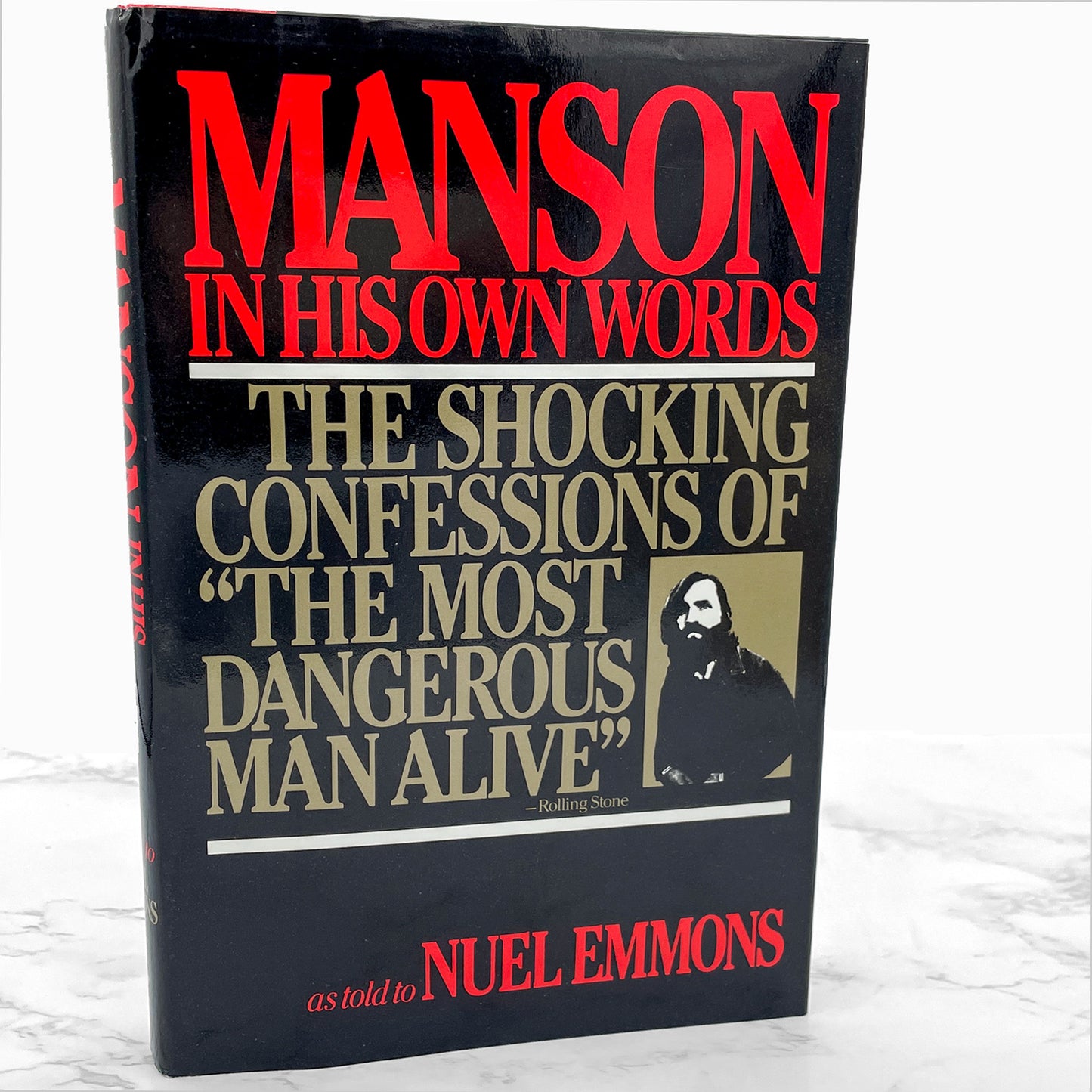Manson in His Own Words by Charles Manson & Neul Emmons [FIRST EDITION] 1986 • Grove Press • Mint
