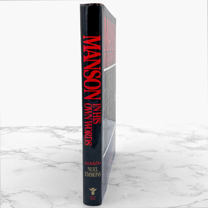 Manson in His Own Words by Charles Manson & Neul Emmons [FIRST EDITION] 1986 • Grove Press • Mint