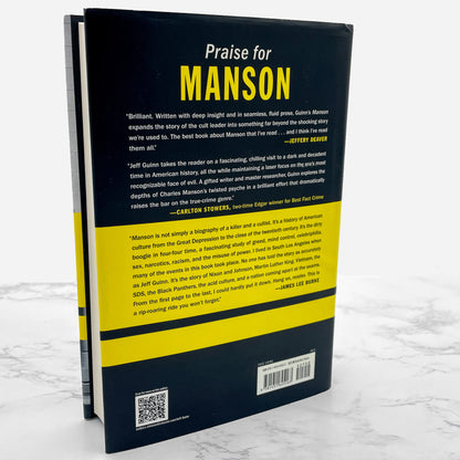 Manson: The Life and Times of Charles Manson by Jeff Guinn [FIRST EDITION • FIRST PRINTING] 2013 • Simon & Schuster