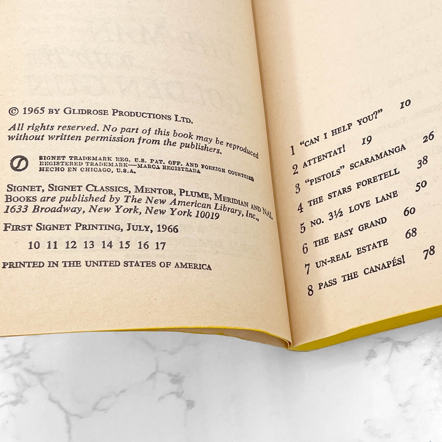 The Man With the Golden Gun by Ian Fleming [1966 PAPERBACK] • Signet • James Bond #13