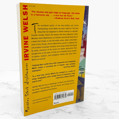 Marabou Stork Nightmares by Irvine Welsh [FIRST PAPERBACK PRINTING] 1997 • W.W. Norton