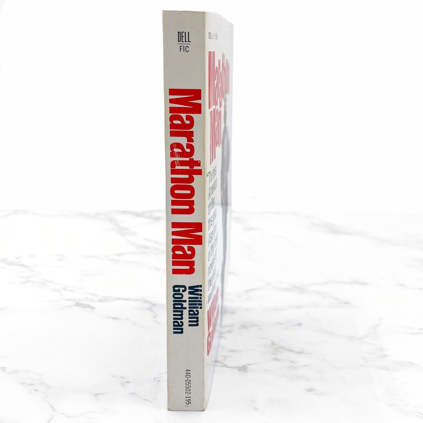 Marathon Man by William Goldman [FIRST PAPERBACK EDITION] 1975 • Dell