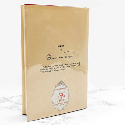 Maria by Maria von Trapp [FIRST EDITION] 1973 • Creation House