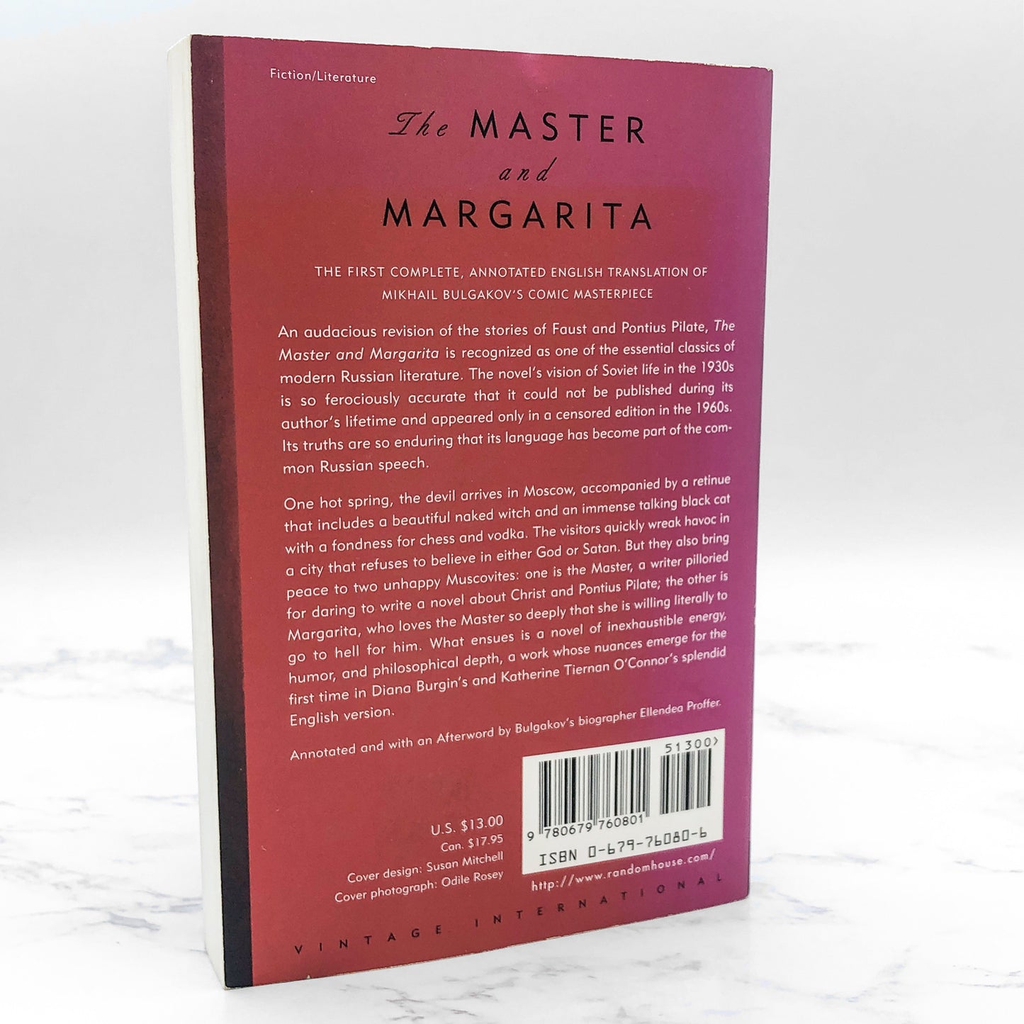 The Master and Margarita by Mikhail Bulgakov [TRADE PAPERBACK] 1996 • Vintage International