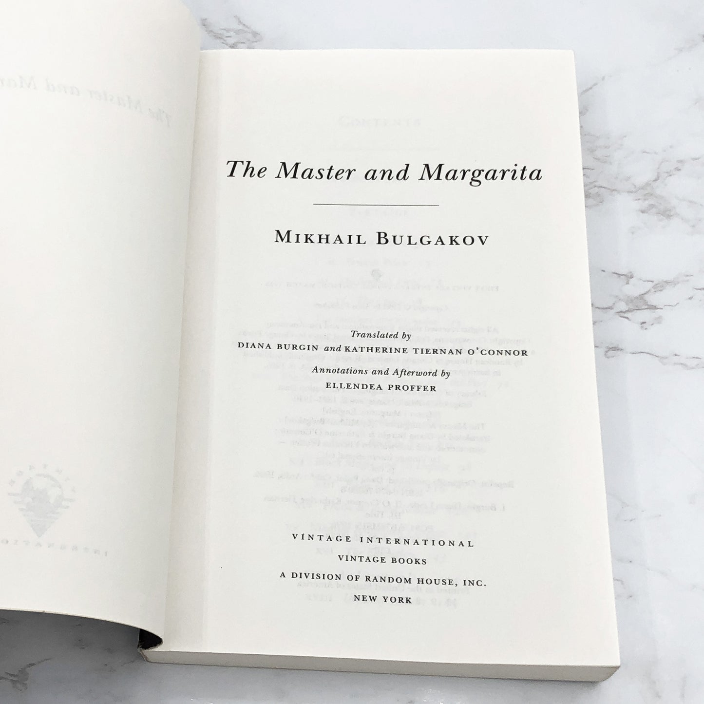 The Master and Margarita by Mikhail Bulgakov [TRADE PAPERBACK] 1996 • Vintage International