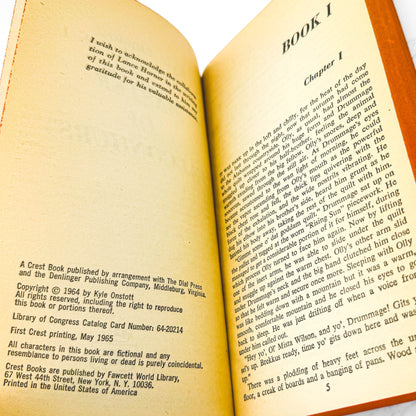 Master of Falconhurst by Kyle Onstott [FIRST PAPERBACK PRINTING] 1965 • Crest