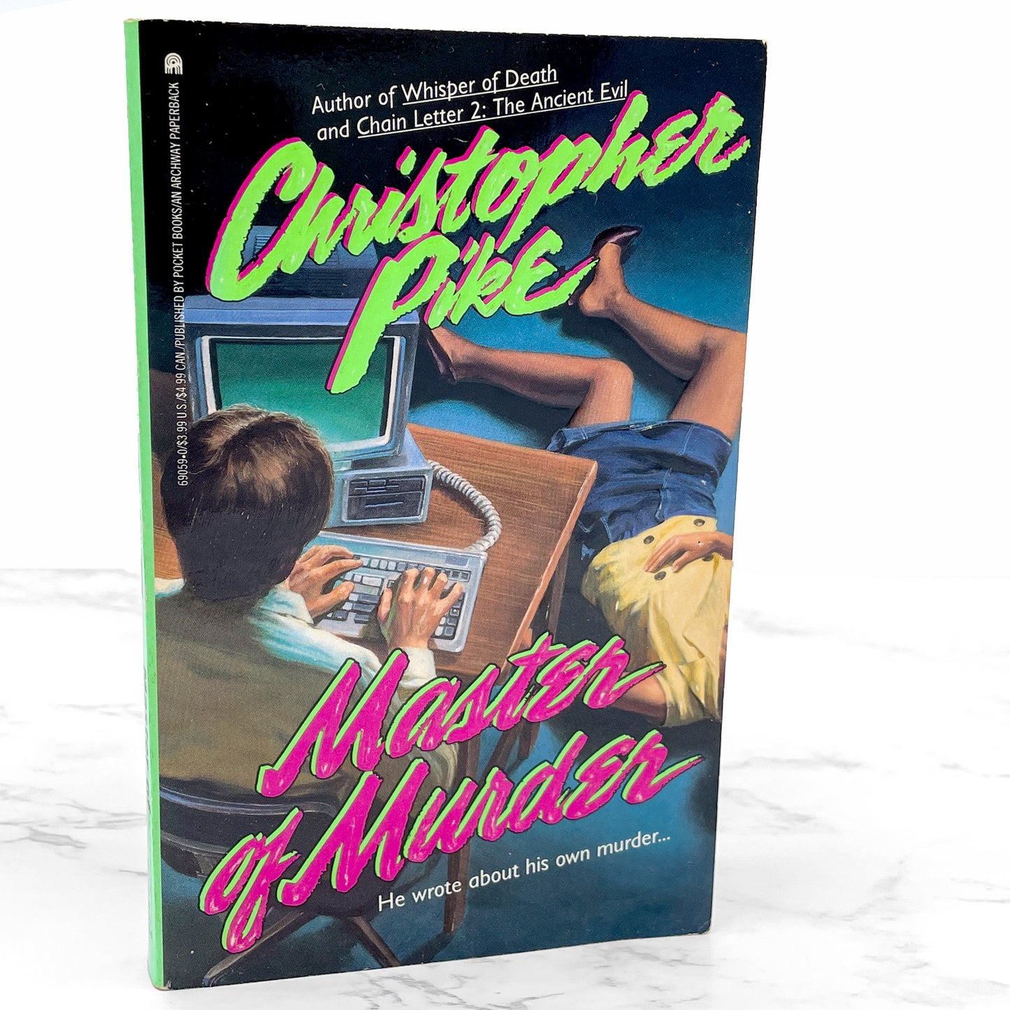 Master of Murder by Christopher Pike [FIRST PAPERBACK PRINTING] 1992 • Archway