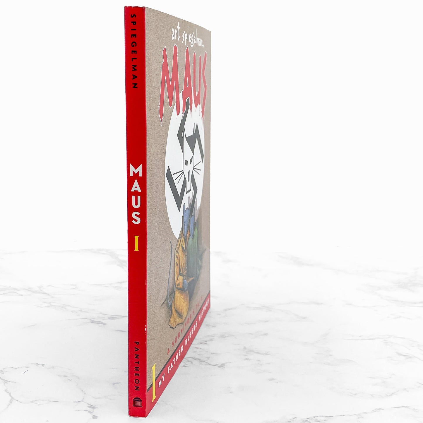 Maus I: A Survivor's Tale: My Father Bleeds History by Art Spiegelman [TRADE PAPERBACK RE-ISSUE] 1992 • Pantheon