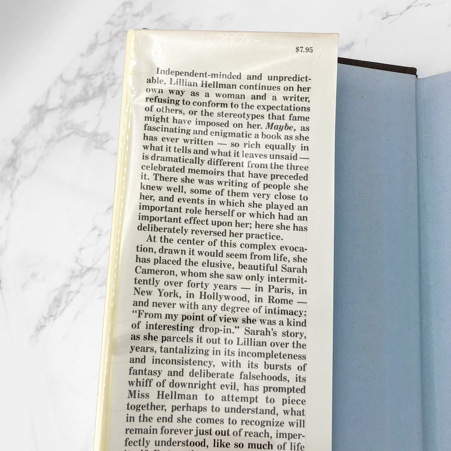 Maybe: A Story by Lillian Hellman [FIRST EDITION • FIRST PRINTING] 1980 • Little Brown & Co.