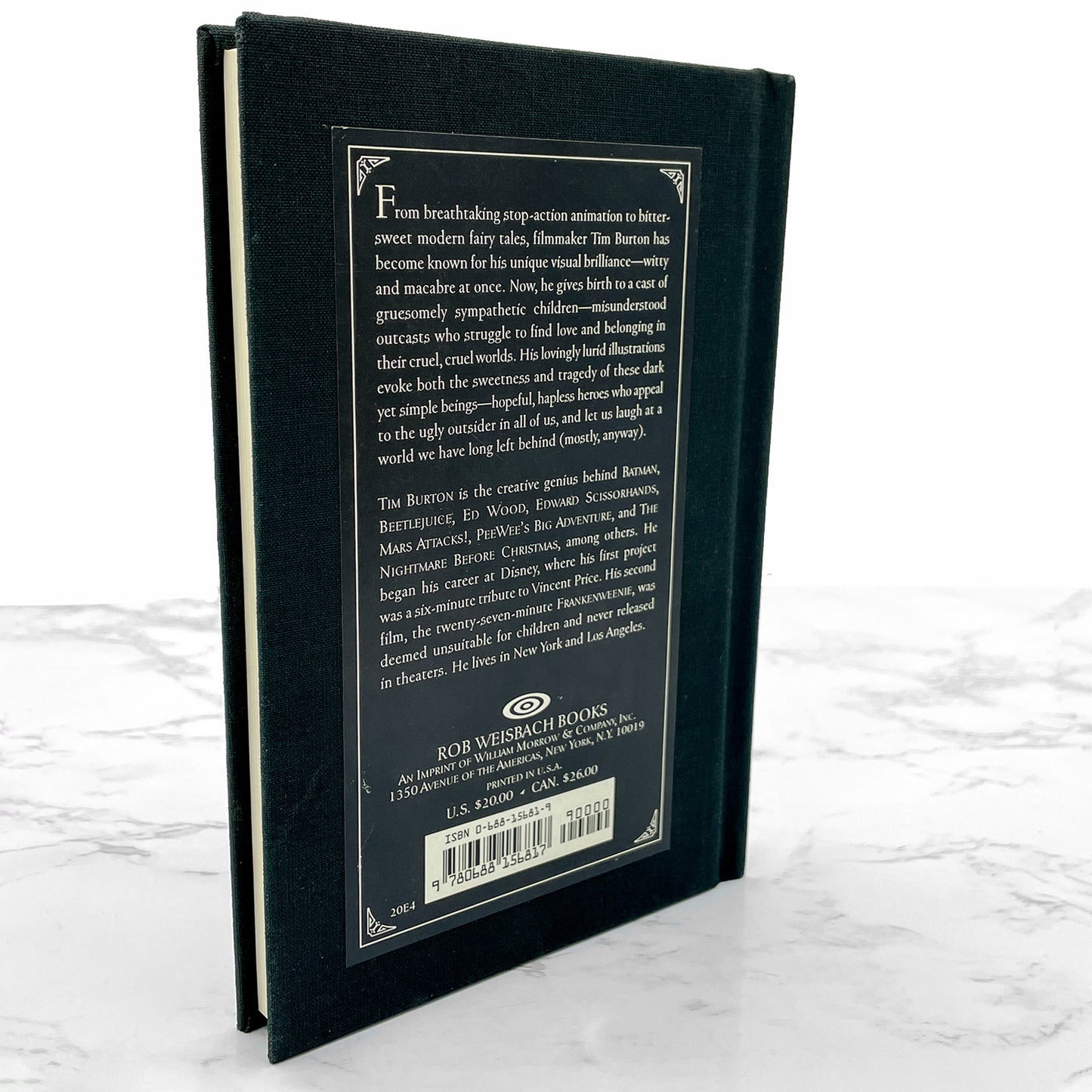 The Melancholy Death of Oyster Boy & Other Stories by Tim Burton [FIRST EDITION • FIRST PRINTING] 1997