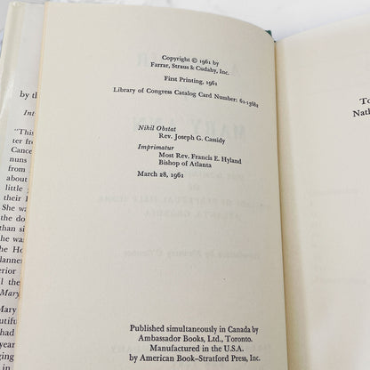 A Memoir of Mary Ann introduced by Flannery O'Connor [FIRST EDITION • FIRST PRINTING] 1961