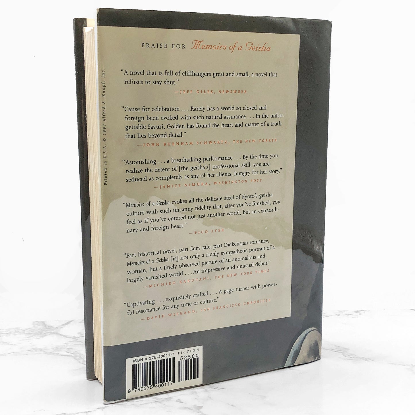 Memoirs of a Geisha by Arthur Golden [FIRST EDITION] 1997 • Knopf