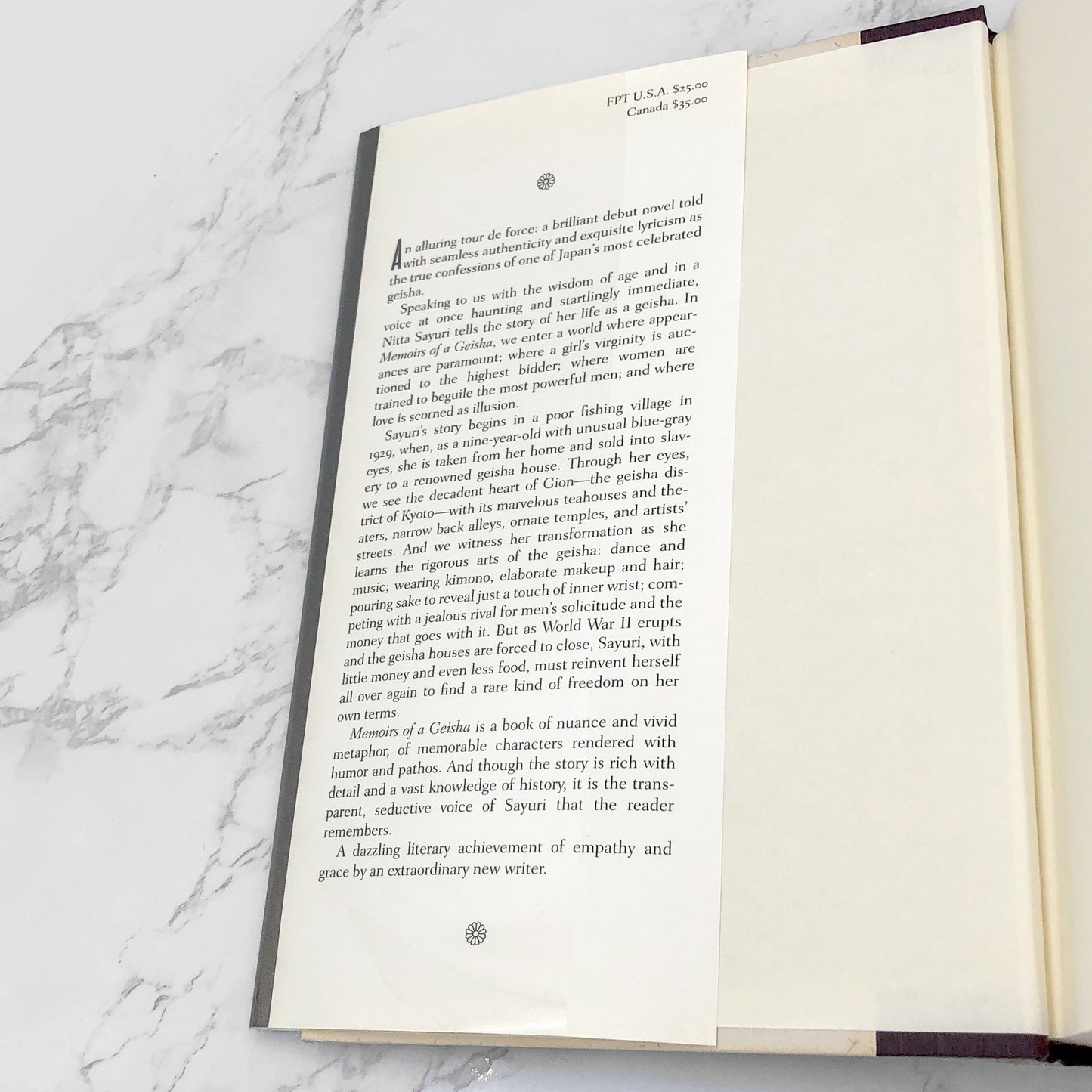 Memoirs of a Geisha by Arthur Golden [FIRST EDITION] 1997 • Knopf