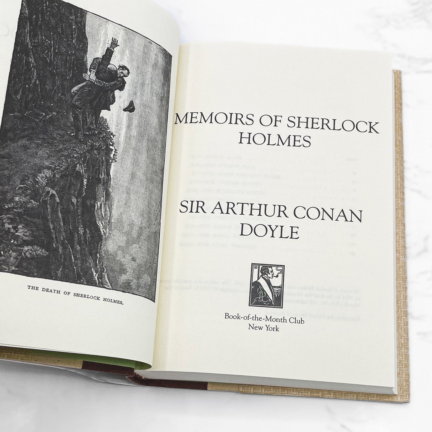 The Memoirs of Sherlock Holmes by Arthur Conan Doyle [ILLUSTRATED HARDCOVER] 1994 • BOTM